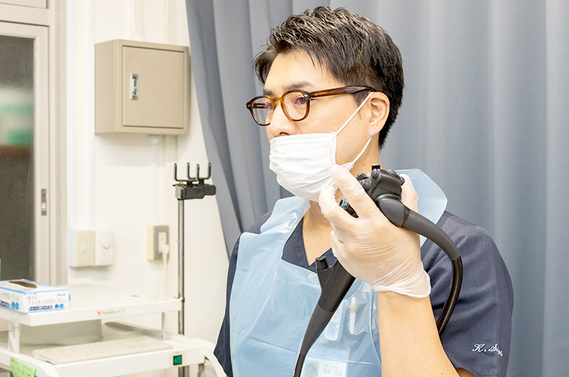 経験豊富な消化器病専門医が担当